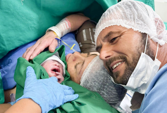 Primeira bebê de 2026 nasce no Hospital Santo Antônio, em Blumenau