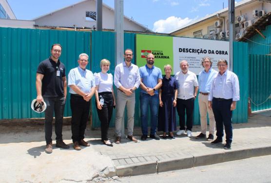 Secretário de Estado da Saúde acompanha avanço das obras do Hospital Santo Antônio