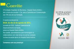 Convite Aniversário HSAN